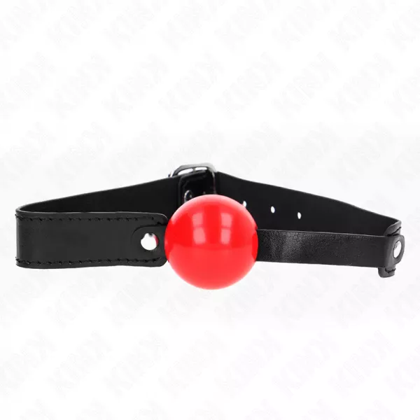 KINK - BALLE TPE SOUPLE 4 CM GAG MOD�LE 1 66 x 2,5 CM R�GLABLE 41-61 CM