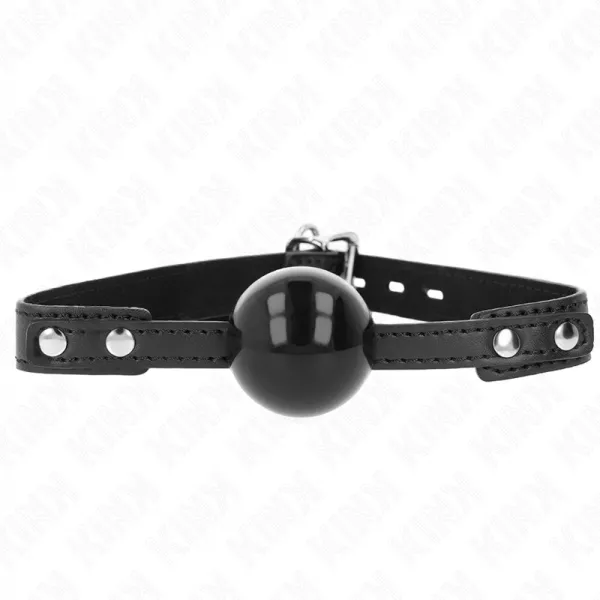 KINK - BALLE TPE SOUPLE 4 CM GAG MOD�LE 3 60 x 2 CM R�GLABLE 37-52 CM