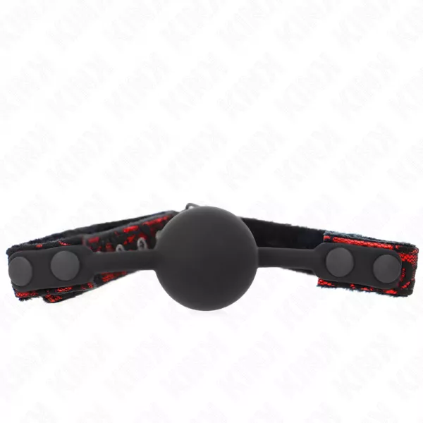 KINK - BOULE SILICONE SCANDALE 4 CM GAG MOD�LE 1 65 x 2 CM