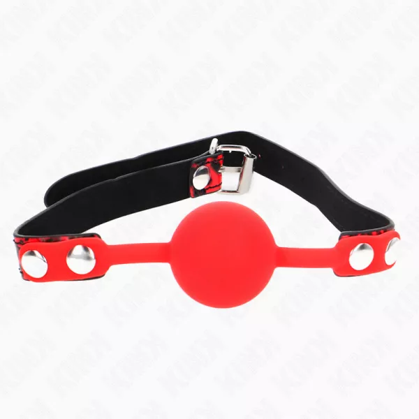 KINK - BOULE EN SILICONE 4 CM GAG MOD�LE 2 60 x 2 CM