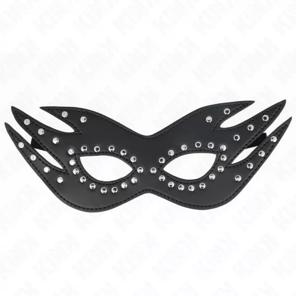 KINK - MASQUE EN CUIRETTE � RIVETS MOD�LE 3 26 x 9,5 CM