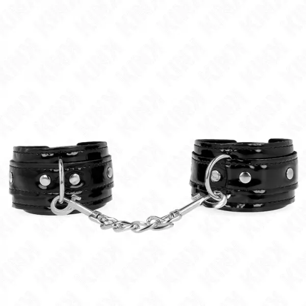 KINK - POIGNETS EN N�OPR�NE BRILLANT AJUSTABLES 17-24 CM X 4,5 CM