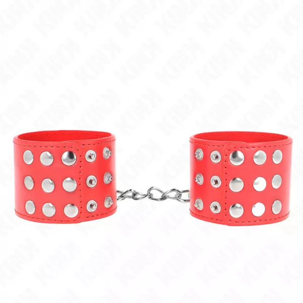 KINK - APPUI-POIGNETS AVEC BOUTON-PRESSION ROUGE R�GLABLE 19-24 CM X 5,5 CM