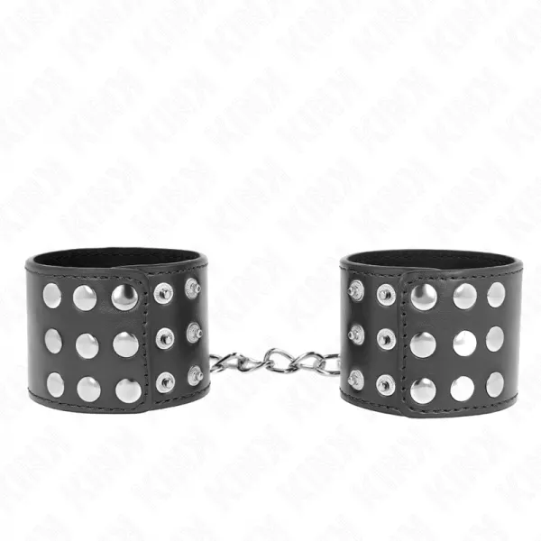 KINK - APPUI-POIGNETS AVEC BOUTON-PRESSION NOIR R�GLABLE 19-24 CM X 5,5 CM
