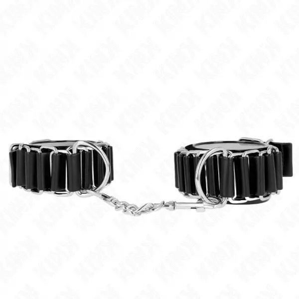 KINK - APPUI-POIGNETS FINS COMME CHARNI�RES NOIR R�GLABLE 16-22 CM X 3,5 CM