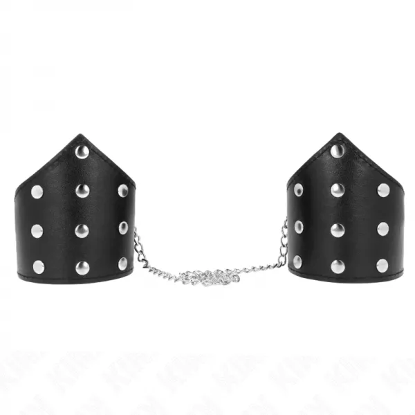 KINK - BRACELETS STYLE POINT NOIR AVEC CHA�NE R�GLABLE 17-23 CM X 8,5 CM
