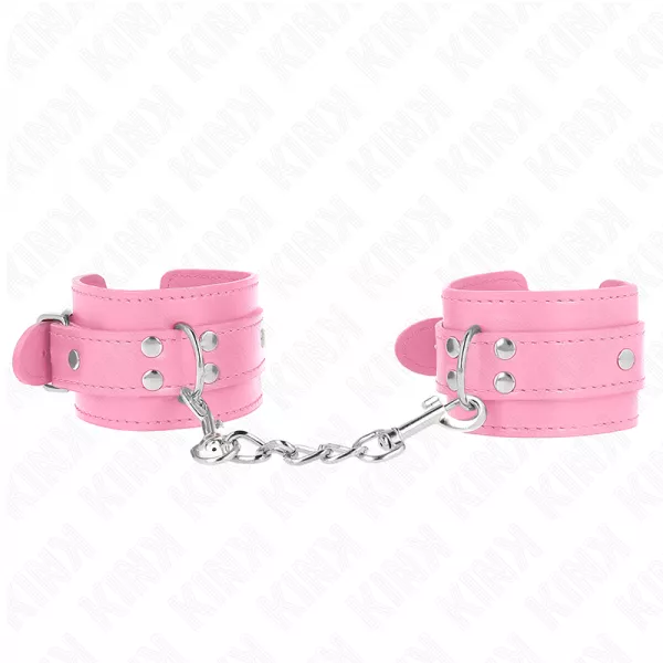 KINK - APPUI-POIGNETS SIMPLES ROSE R�GLABLE 20-23 CM X 5,5 CM