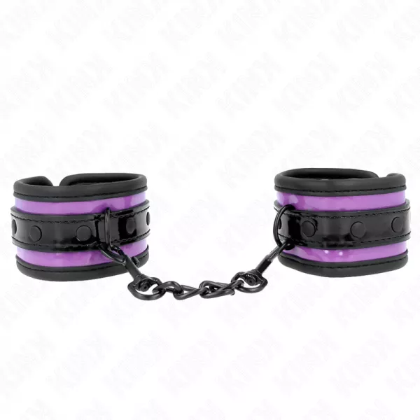 KINK - APPUI-POIGNETS EN N�OPR�NE VIOLET CLAIR AJUSTABLE 21-28 CM X 5 CM