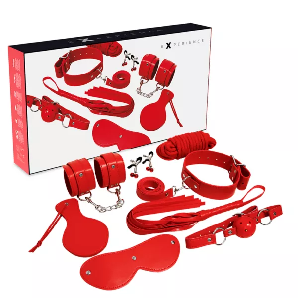 EXPERIENCE - KIT F�TICHE BDSM S�RIE ROUGE