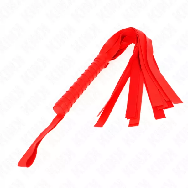 KINK - Fouet � queue large rouge 48,5 CM