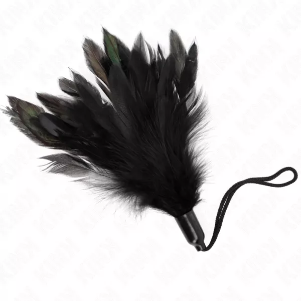 KINK - PLUMES CHACOUILL�ES AVEC MANCHE CORDE BASE PLASTIQUE 15 CM