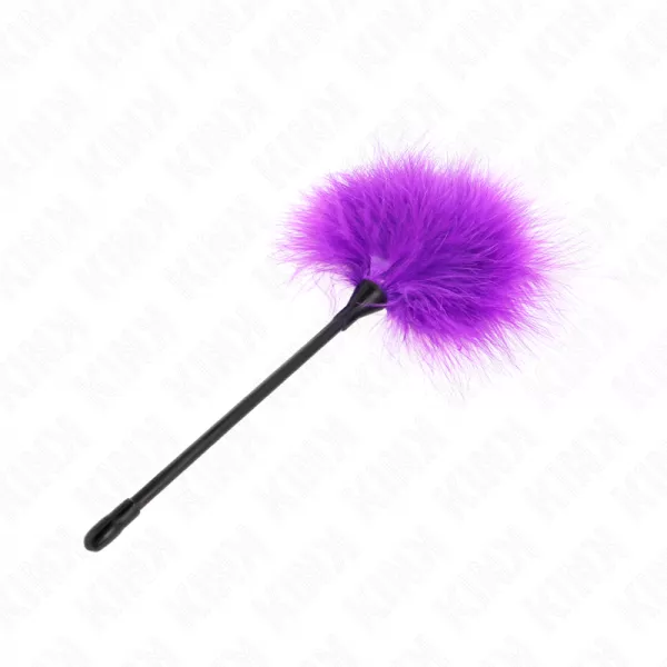 KINK - PLUMES TICKLE VIOLES UTILIS�ES POUR LE KIT BONDAGE 27 CM