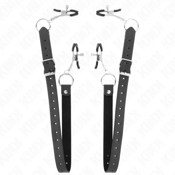 KINK - 4 PINCES � CLITORIS R�GLABLES 34-48 CM