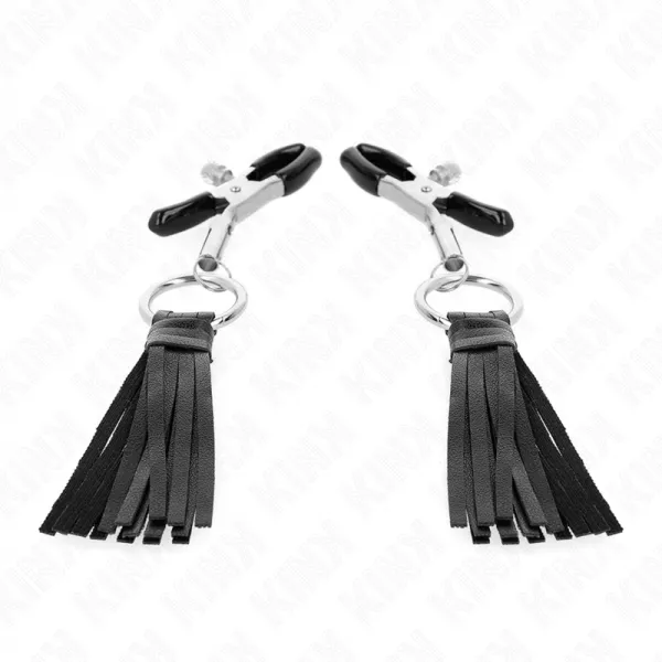 KINK - PINCES � T�L�MONS � PAMPONS EN CUIRETTE 6 CM