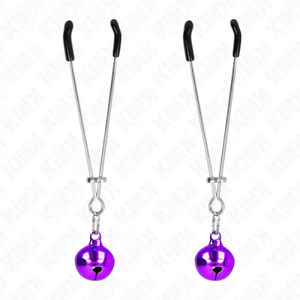 KINK - PINCES � T�L�PHONE MINCE CLOCHE VIOLET 7 CM