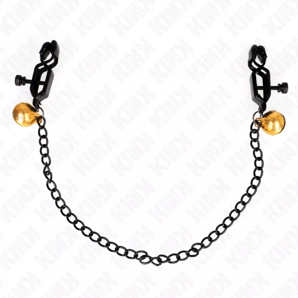 KINK - PINCES � METON CHA�NE PLATE ET CLOCHE ARGENT 30 CM