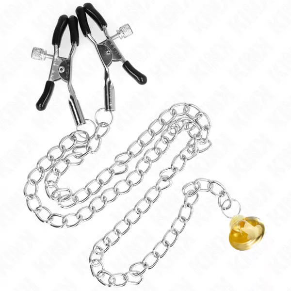 KINK - PINCES � T�L�TON CHA�NE AVEC PENDENTIF CORNE 30 CM
