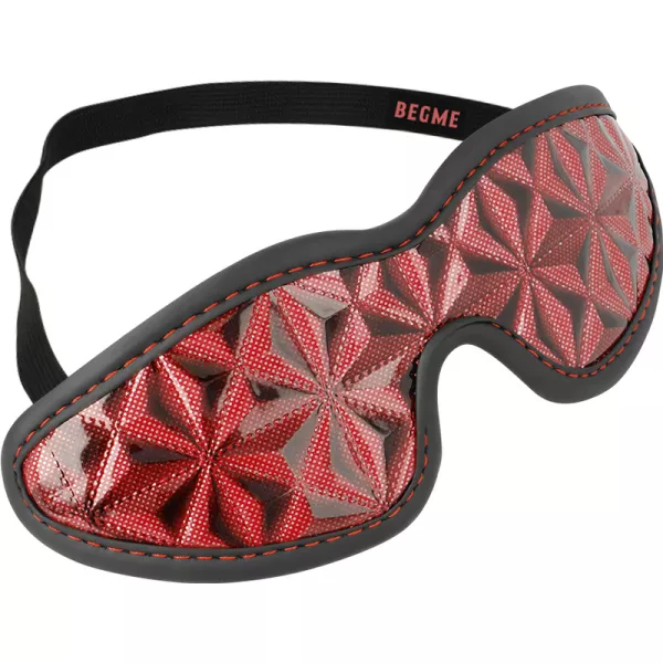 BEGME - MASQUE AVEUGLE PREMIUM �DITION ROUGE AVEC DOUBLURE EN N�OPR�NE