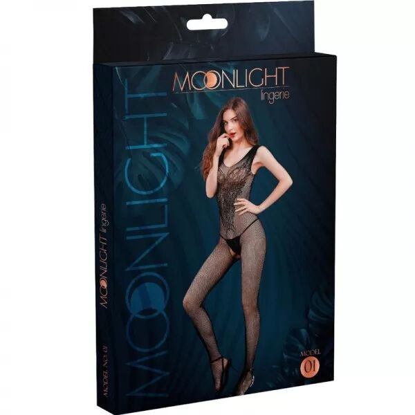 MOONLIGHT - BODYSTOCKING MOD�LE 1 NOIR TAILLE UNIQUE