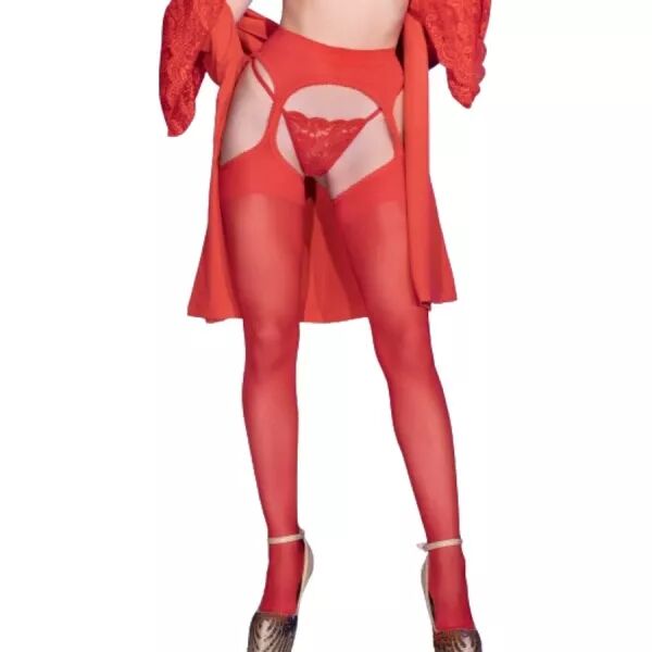 CHILIROSE - CR 4312 BAS Jarreti�re ROUGE S/M