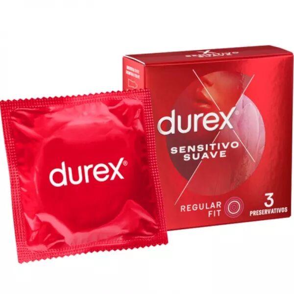 DUREX - DOUX ET SENSIBLE 3 UNIT�S