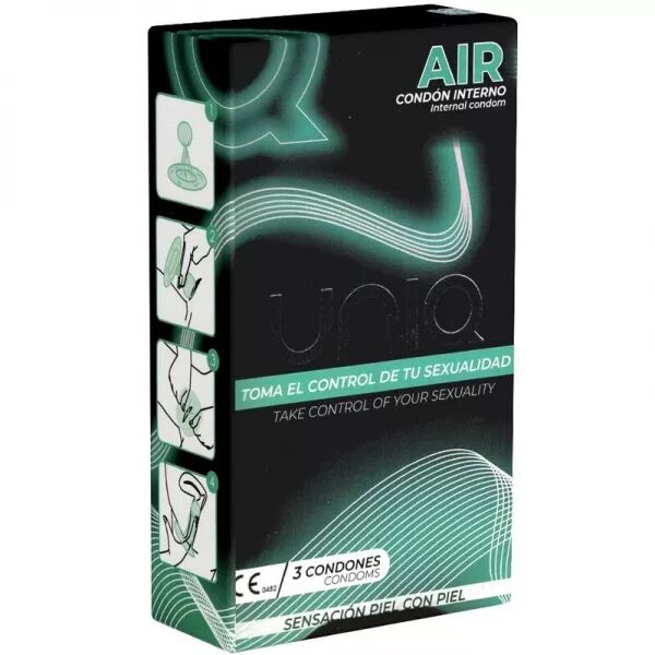 UNIQ - AIR PR�SERVATIF F�MININ SANS LATEX 3 UNIT�S