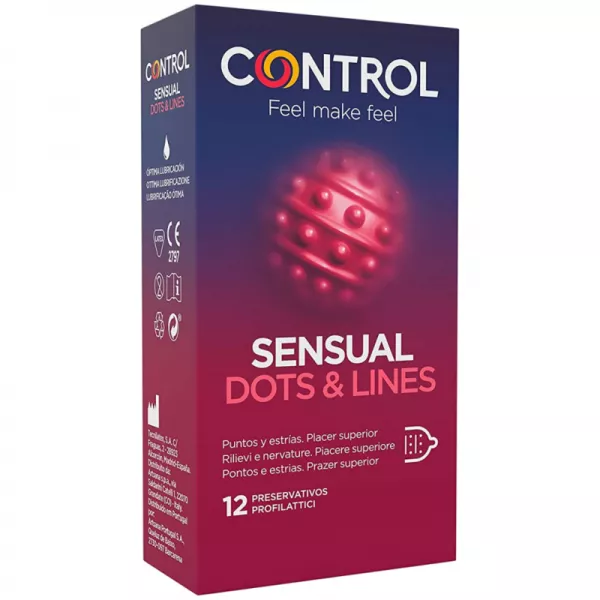 CONTROL - POINTS & LIGNES SENSUELLES POINTS ET VERGETURES 12 UNIT�S