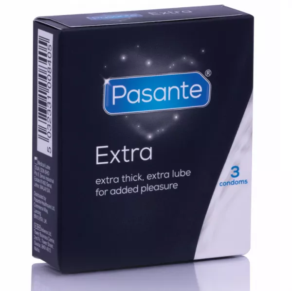 PASANTE - PR�SERVATIF EXTRA EXTRA �PAIS PAR 3 UNIT�S