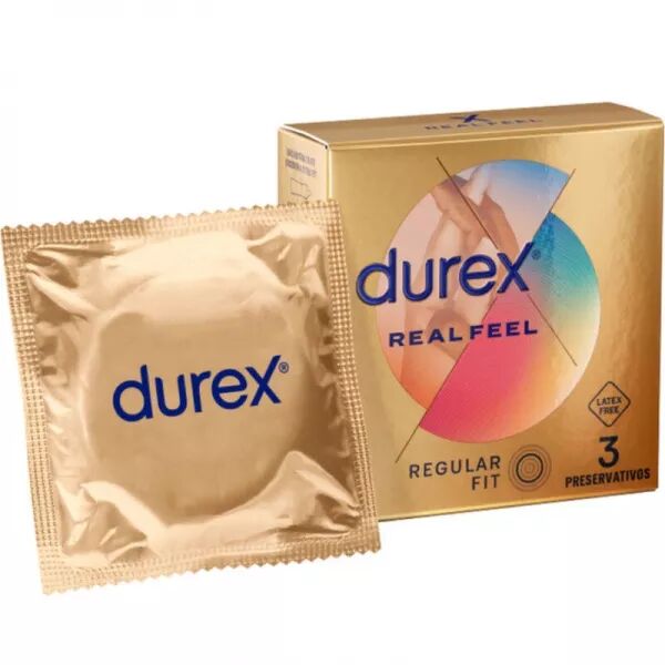DUREX - PR�SERVATIFS REAL FEEL 3 UNIT�S