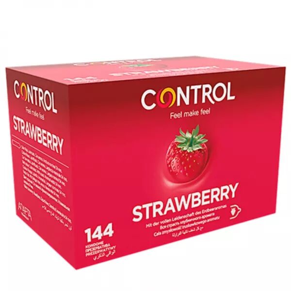 CONTROL - PR�SERVATIFS ADAPTA FRAISE 144 UNIT�S