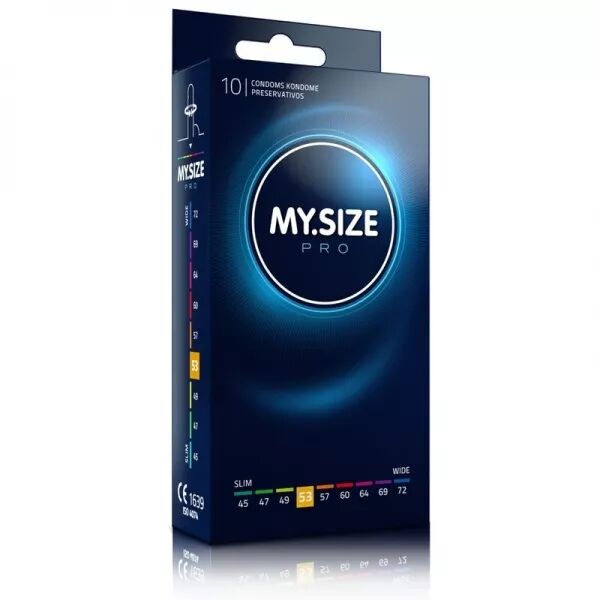 MY SIZE - PRO PR�SERVATIFS 53 MM 10 UNIT�S