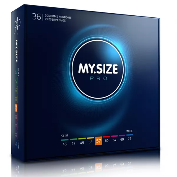 MY SIZE - PRO PR�SERVATIFS 57 MM 36 UNIT�S