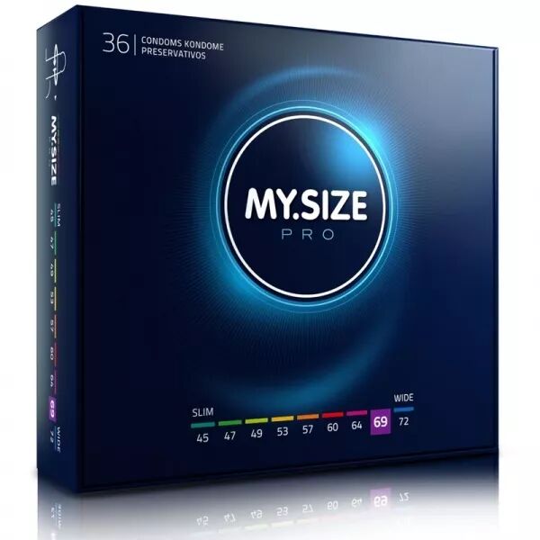 MY SIZE - PRO PR�SERVATIFS 69 MM 36 UNIT�S