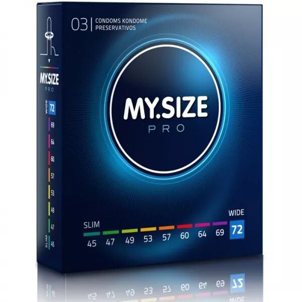 MY SIZE - PRO PR�SERVATIFS 72 MM 3 UNIT�S