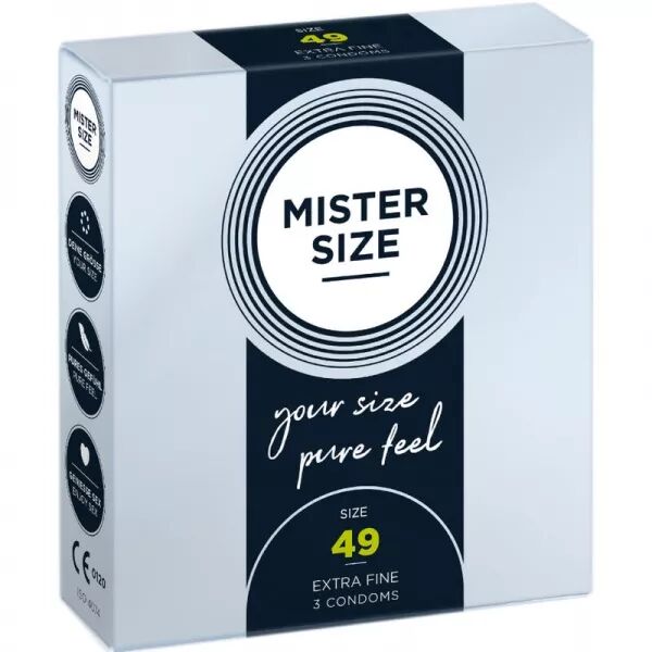 MISTER SIZE - PR�SERVATIF TAILLE S 49 MM (3 UNIT�S)