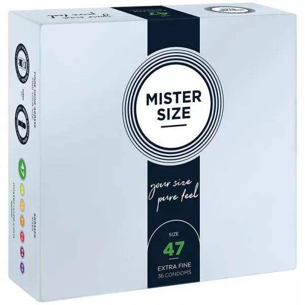 MISTER SIZE - PR�SERVATIFS TAILLE XS 47 MM (36 UNIT�S)