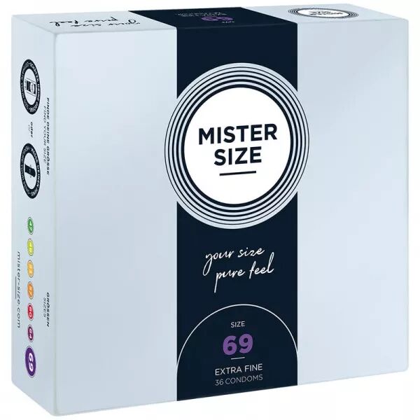 MISTER SIZE - PR�SERVATIFS TAILLE XXXL 69 MM (36 UNIT�S)