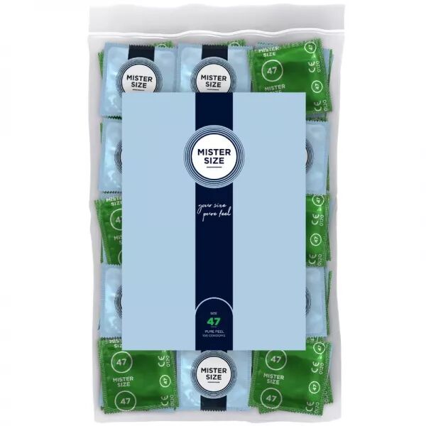 MISTER SIZE - PR�SERVATIF TAILLE XS 47 MM (100 UNIT�S)