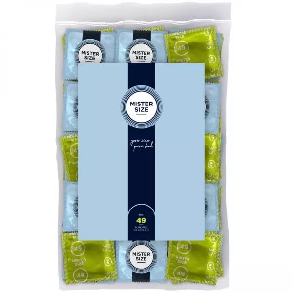 MISTER SIZE - PR�SERVATIF TAILLE S 49 MM (100 UNIT�S)