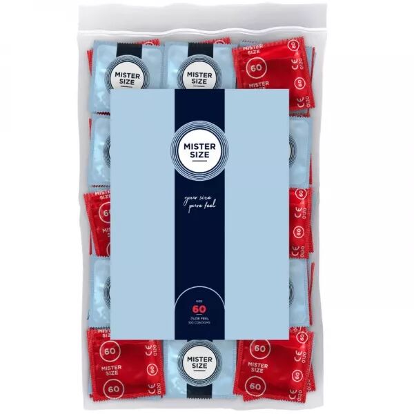 MISTER SIZE - PR�SERVATIF TAILLE XL 60 MM (100 UNIT�S)