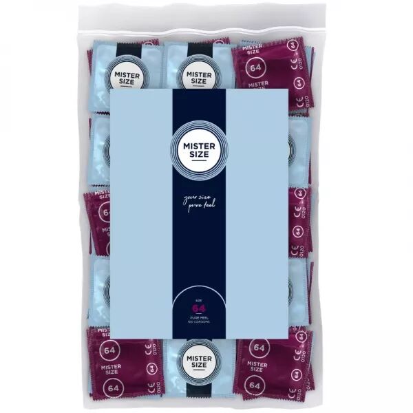 MISTER SIZE - PR�SERVATIFS TAILLE XXL 64 MM (100 UNIT�S)
