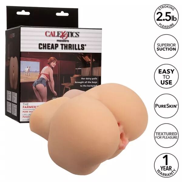 CALEXOTICS - LA FILLE DU FERMIER DOUBLE MASTURBATEUR R�ALISTE CHAIR