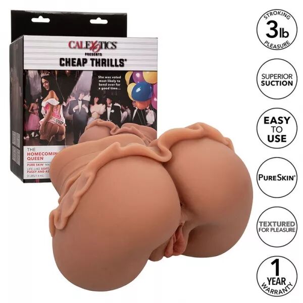 CALEXOTICS - LA REINE DU RETOUR � LA MAISON MASTURBATEUR DOUBLE R�ALISTE CARAMEL