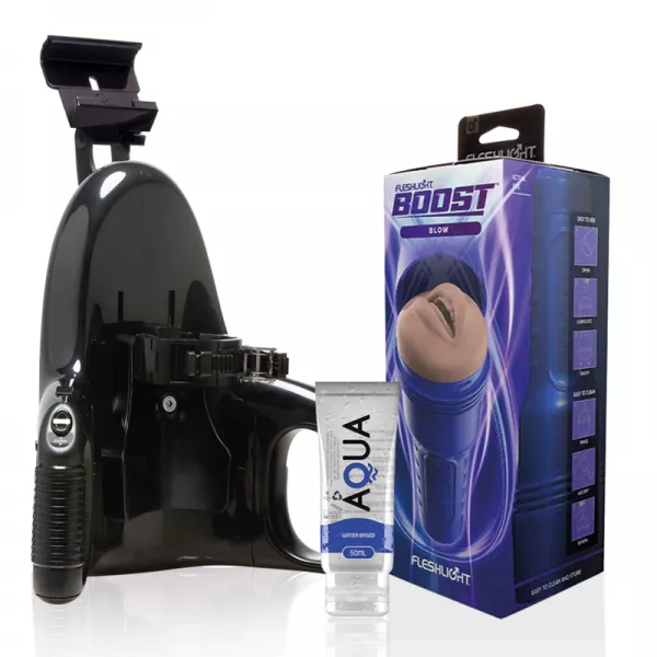 FLESHLIGHT - BLOW LM FLESH RP + LANCEMENT UNIVERSEL + LUBRIFIANT QUALIT� AQUA 50 ML