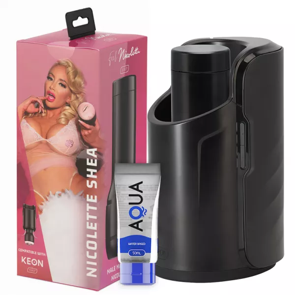 KIIROO - KEON + FEEL NICOLETTE SHEA STROKER + LUBRIFIANT DE QUALIT� AQUA 50 ML