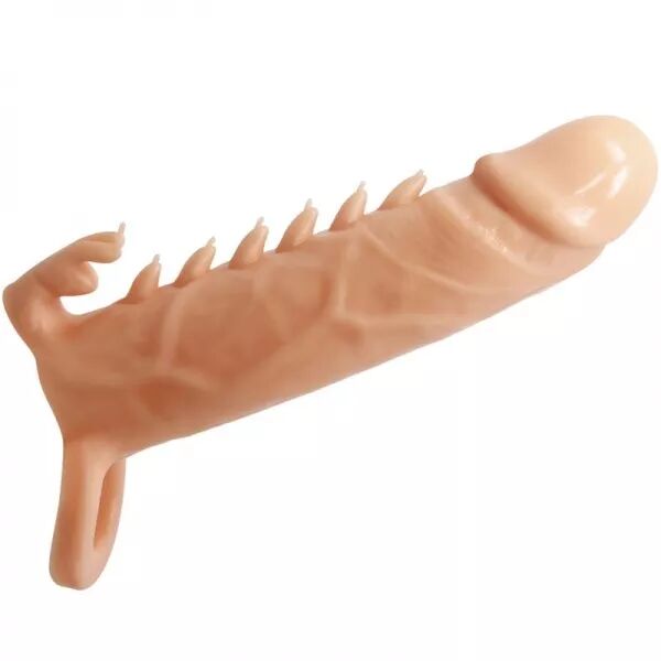 PRETTY LOVE - EMMIT MANCHON POUR P�NIS + STIMULATEUR DE CLITORIS CHAIR