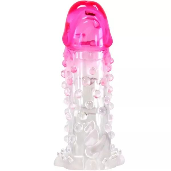 PRETTY LOVE - GAINE D'AGRANDISSEMENT R�ALISTE WILFORD AVEC P�NIS EN RELIEF ROSE