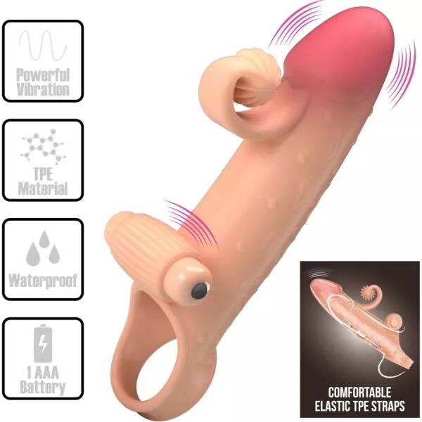 ROMANCE - MANCHON P�NIS VIBRANT NATUREL