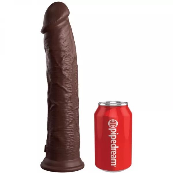 KING COCK - ELITE GODE R�ALISTE EN SILICONE 28 CM MARRON
