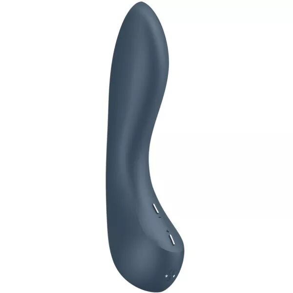 SATISFYER - VIBRATEUR PROGRAMME 12 VIBRATIONS G-SPOT WAVE 4 GRIS FONC�
